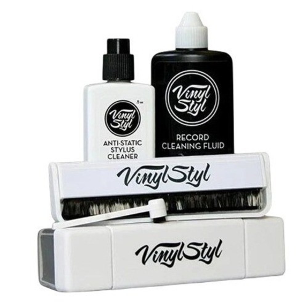 Vinyl Styl® VS-A-009 Ultimate Vinyl Record Care Kit - Record & Stylus Brushes An